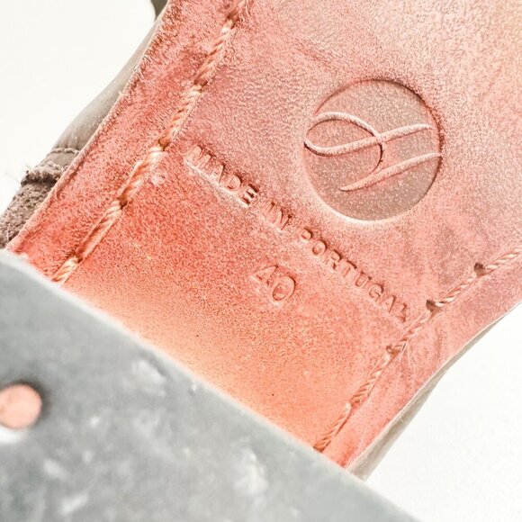 H Hudson London Grey Classic Leather Booties 40 - Picture 11 of 11